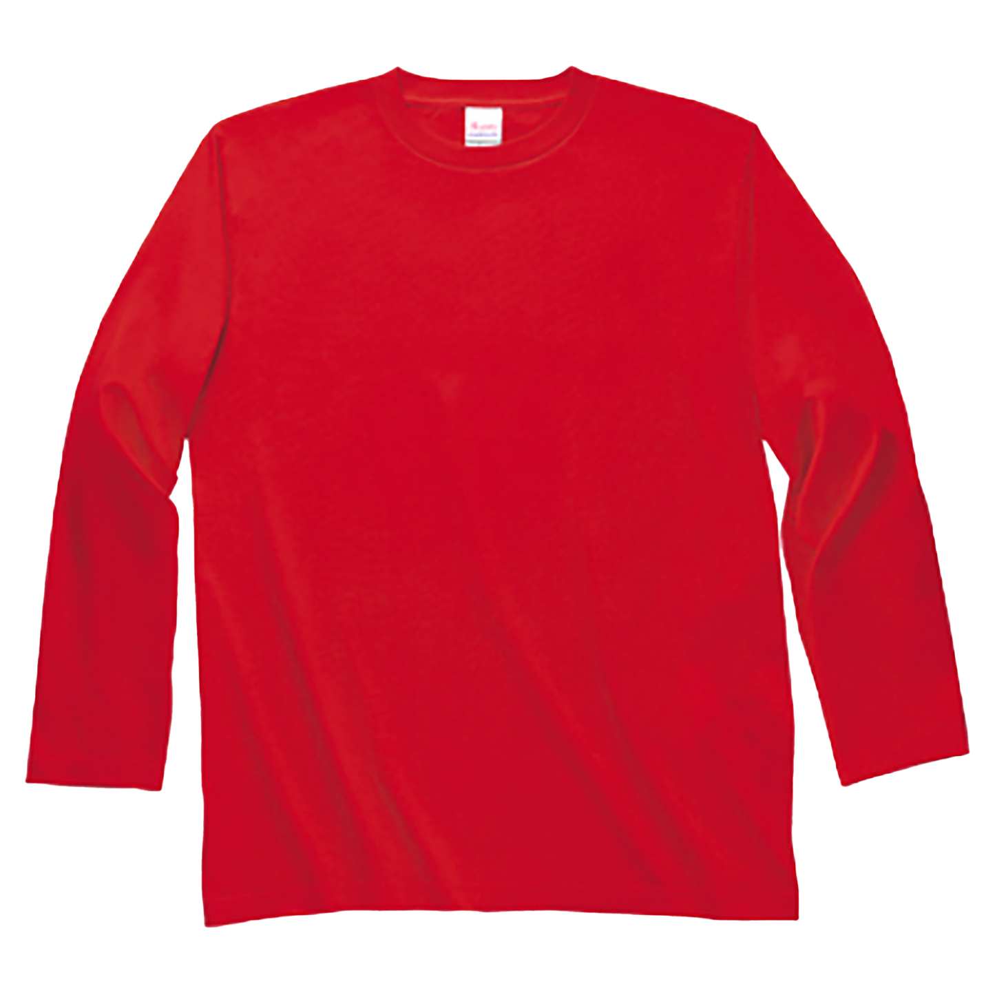 variant:綿100% ロンT　5.6oz / レッド