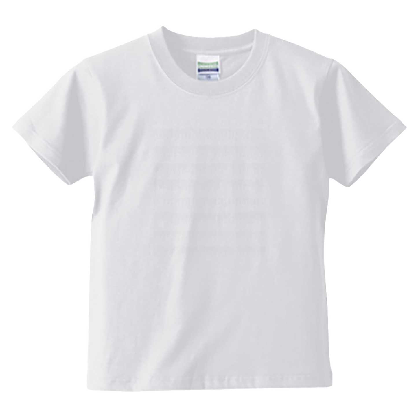 variant:綿100%Tシャツ（キッズ）　5.6oz / ホワイト